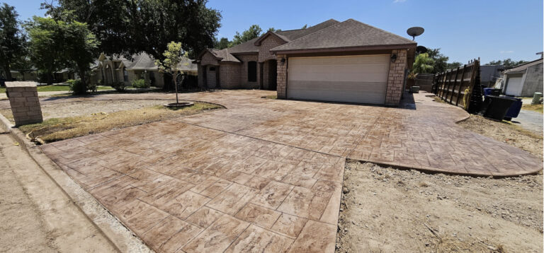 Stamped concrete
