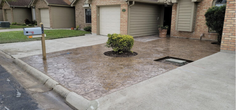 Stamped concrete