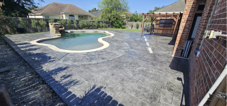 stamped concrete